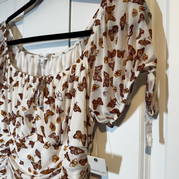 Y2K 90s Butterfly Minidress - Picture 2 of 4